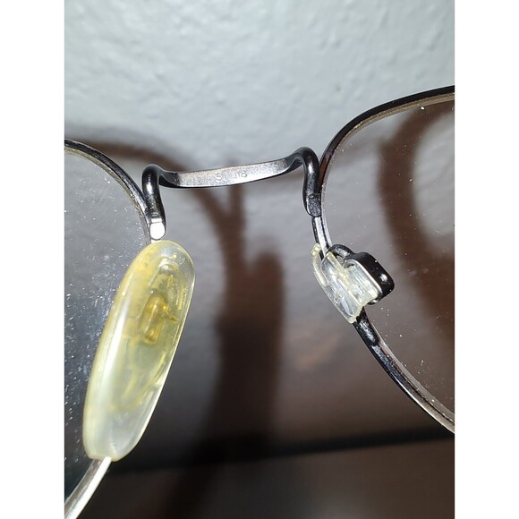 Unbranded 50018 Silver Eyeglasses Frames Eyewear Design Nosepad Needs Repair - Picture 7 of 11